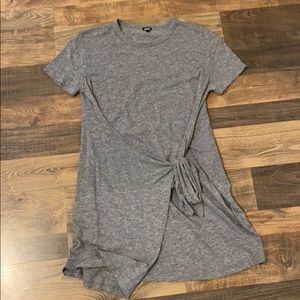 Monrow tie waist t-shirt dress